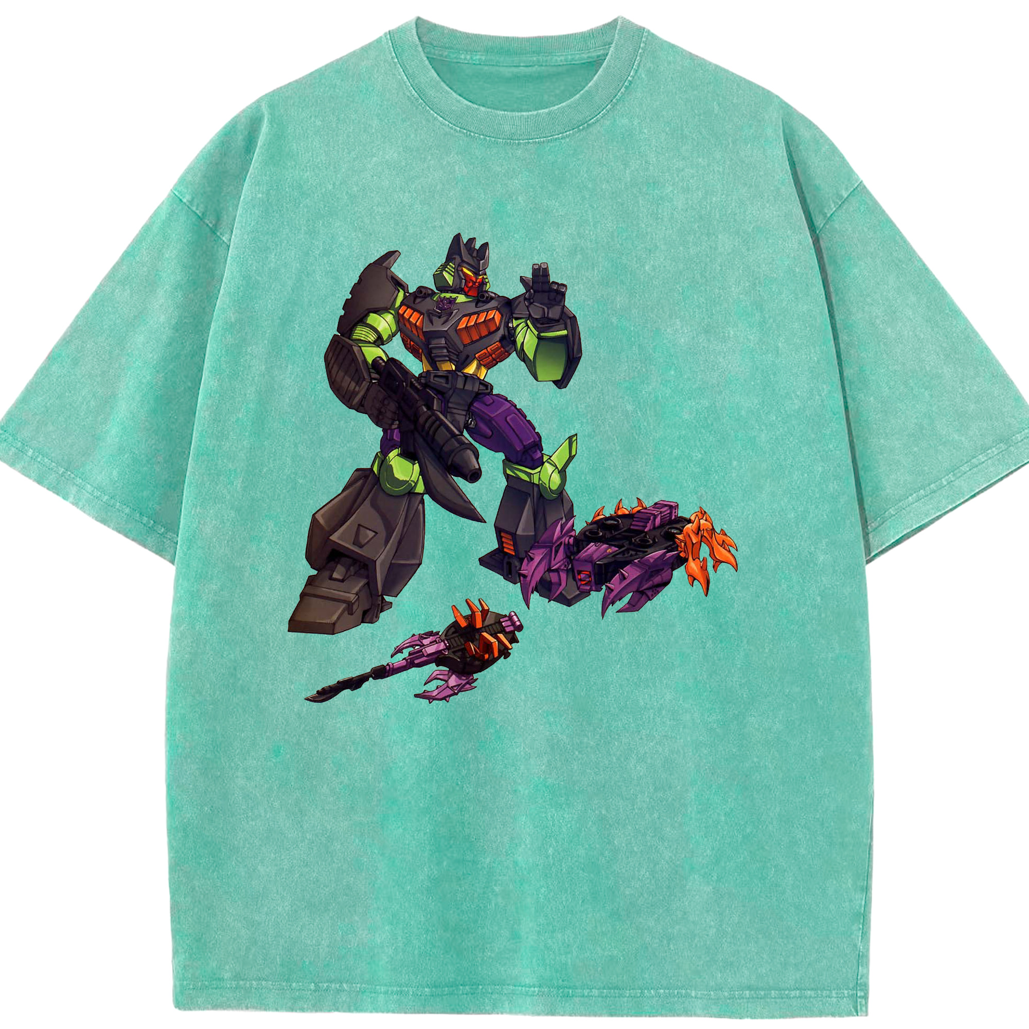 （画像用）  綿100% ヴィンテージ風 半袖Tシャツ（フロントプリント）